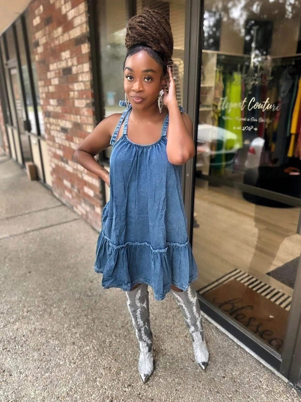 Denim Mini Dress